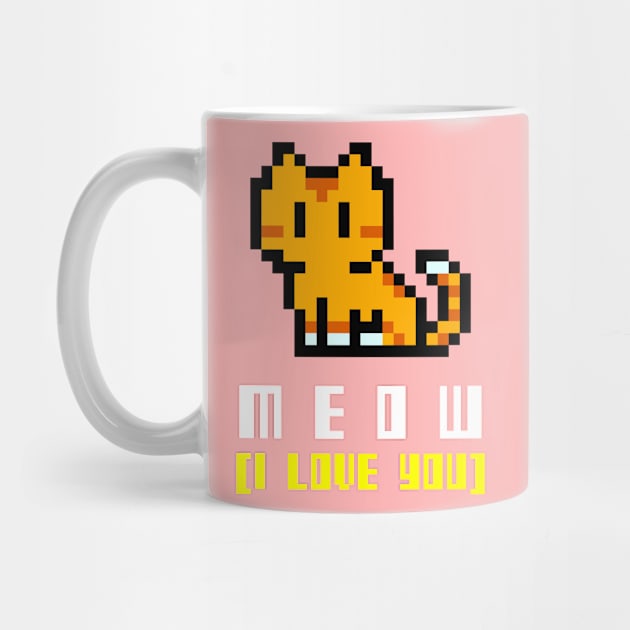 meow i love you by amillustrated